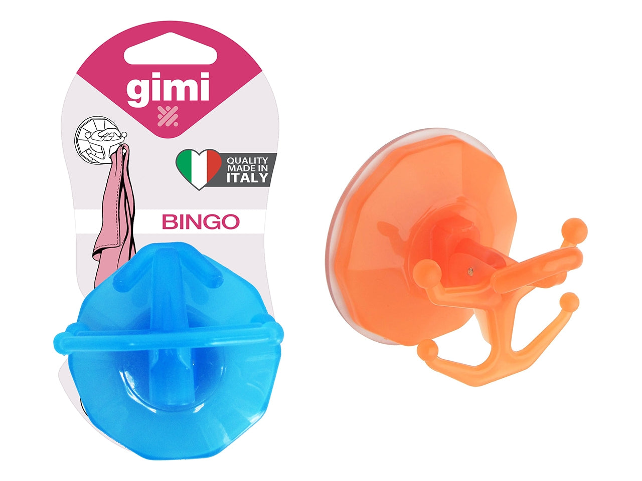 Gimi bingo ventosa appenditutto colori assortiti
