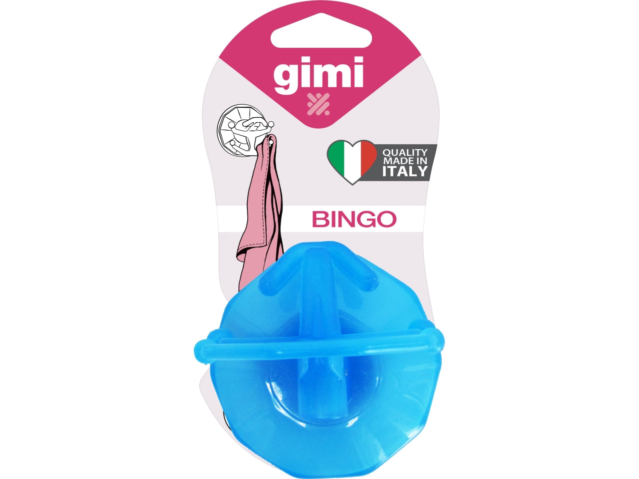 Gimi bingo ventosa appenditutto colori assortiti