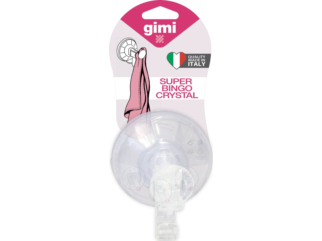Gimi super bingo crystal ventosa appenditutto
