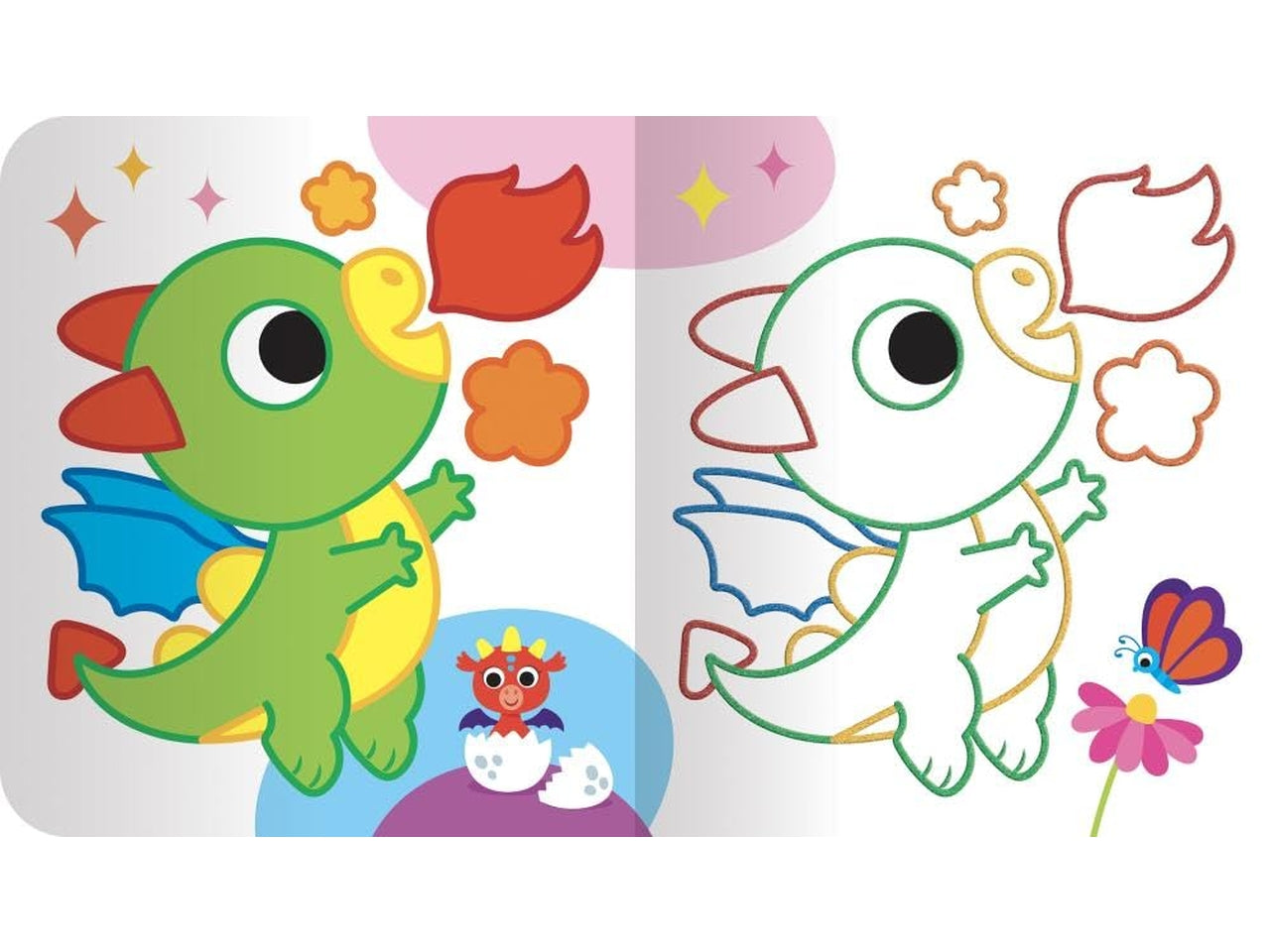 Colora i mondi magici scintillanti