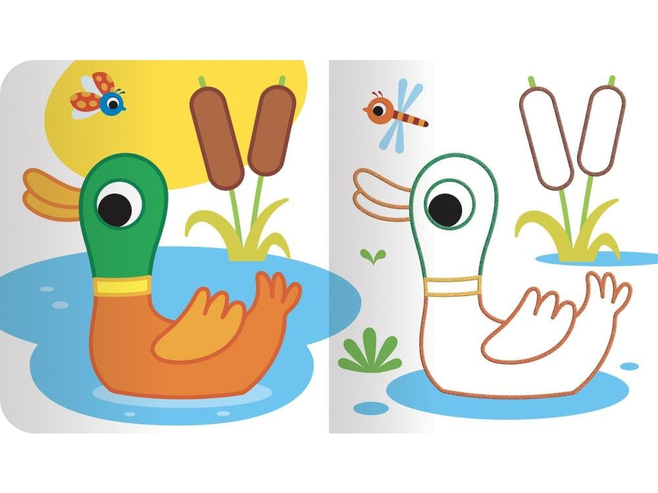 Colora la fattoria scintillante