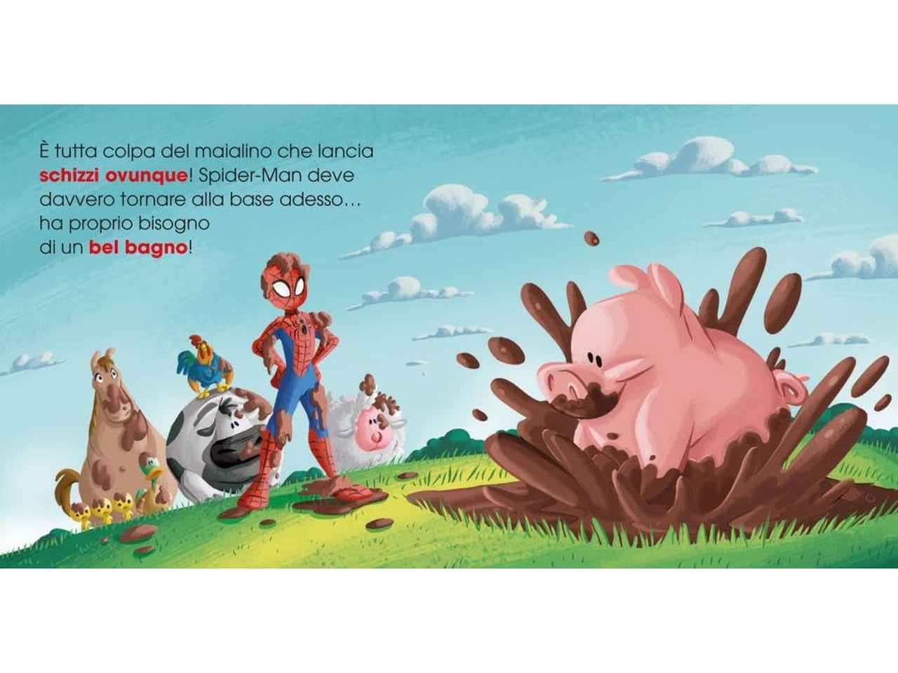 Spiderman va in fattoria