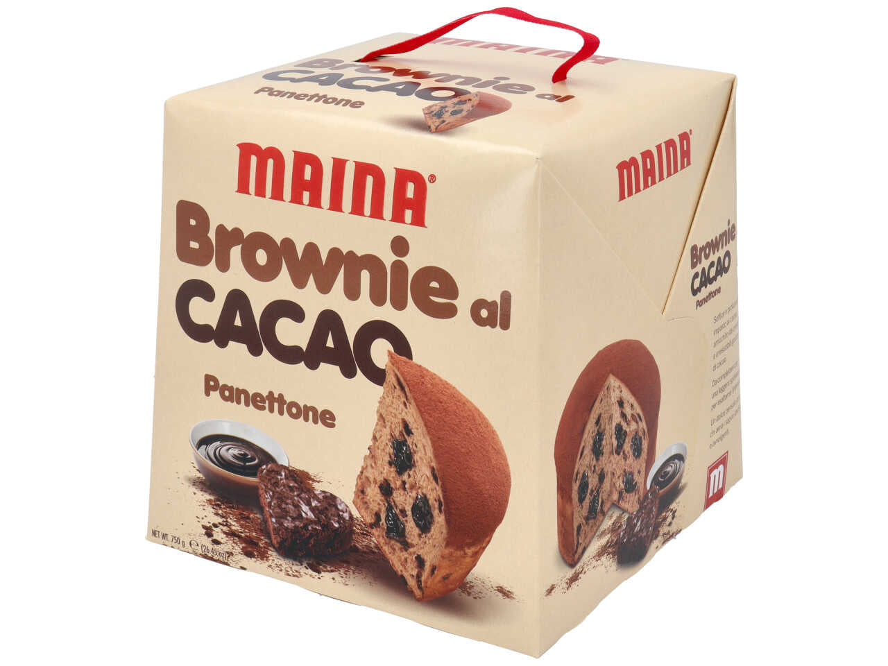Maina panettone brownie al cacao 750gr