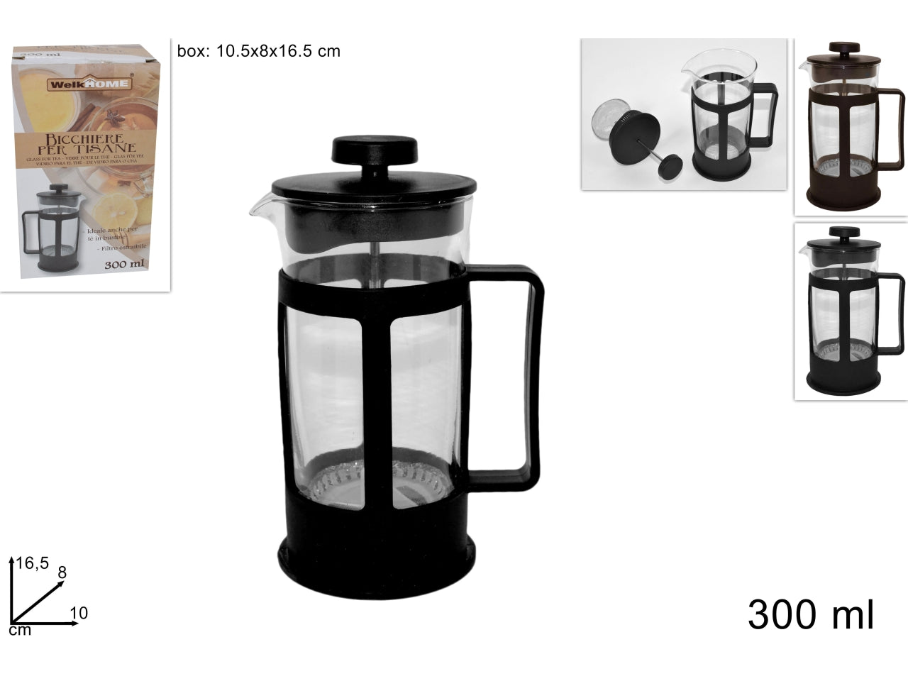 Bicchiere per tisane 300ml