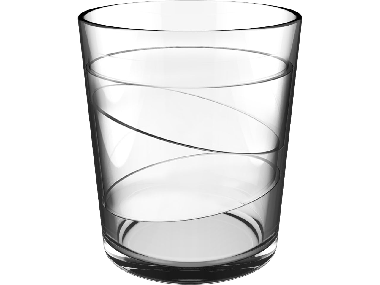 Diana slice bicchiere x6 260cc