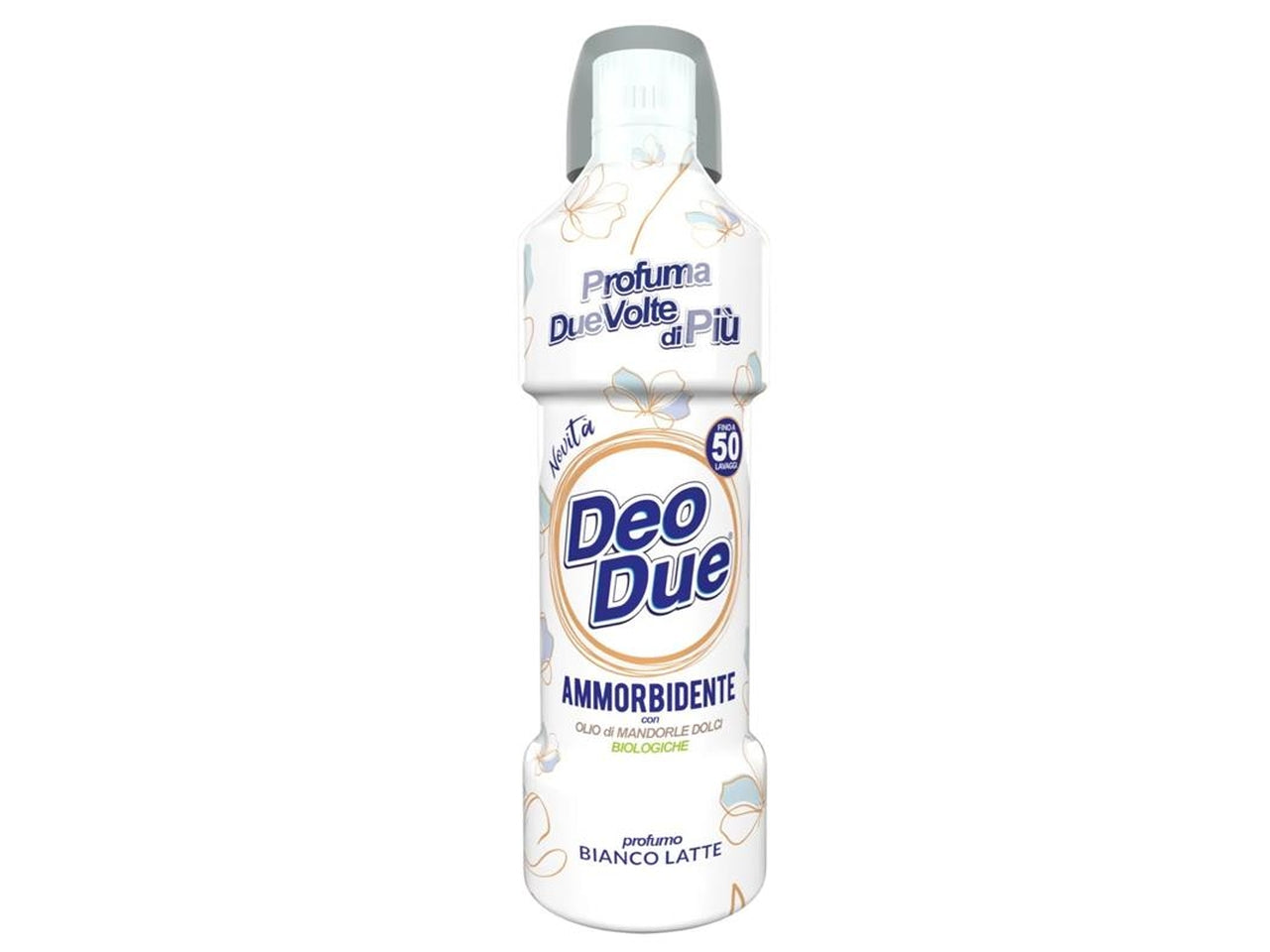 Deo due ammorbidente Bianco Latte con olio di mandorle dolci biologiche 1L
