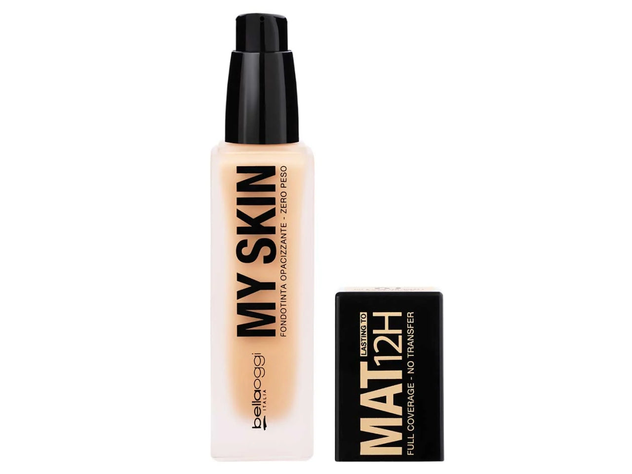 Bellaoggi fondotinta opacizzante my skin mat 12h colore natural beige 025
