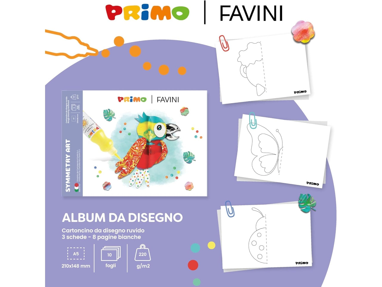 Primo kidskit set tempera simmetry