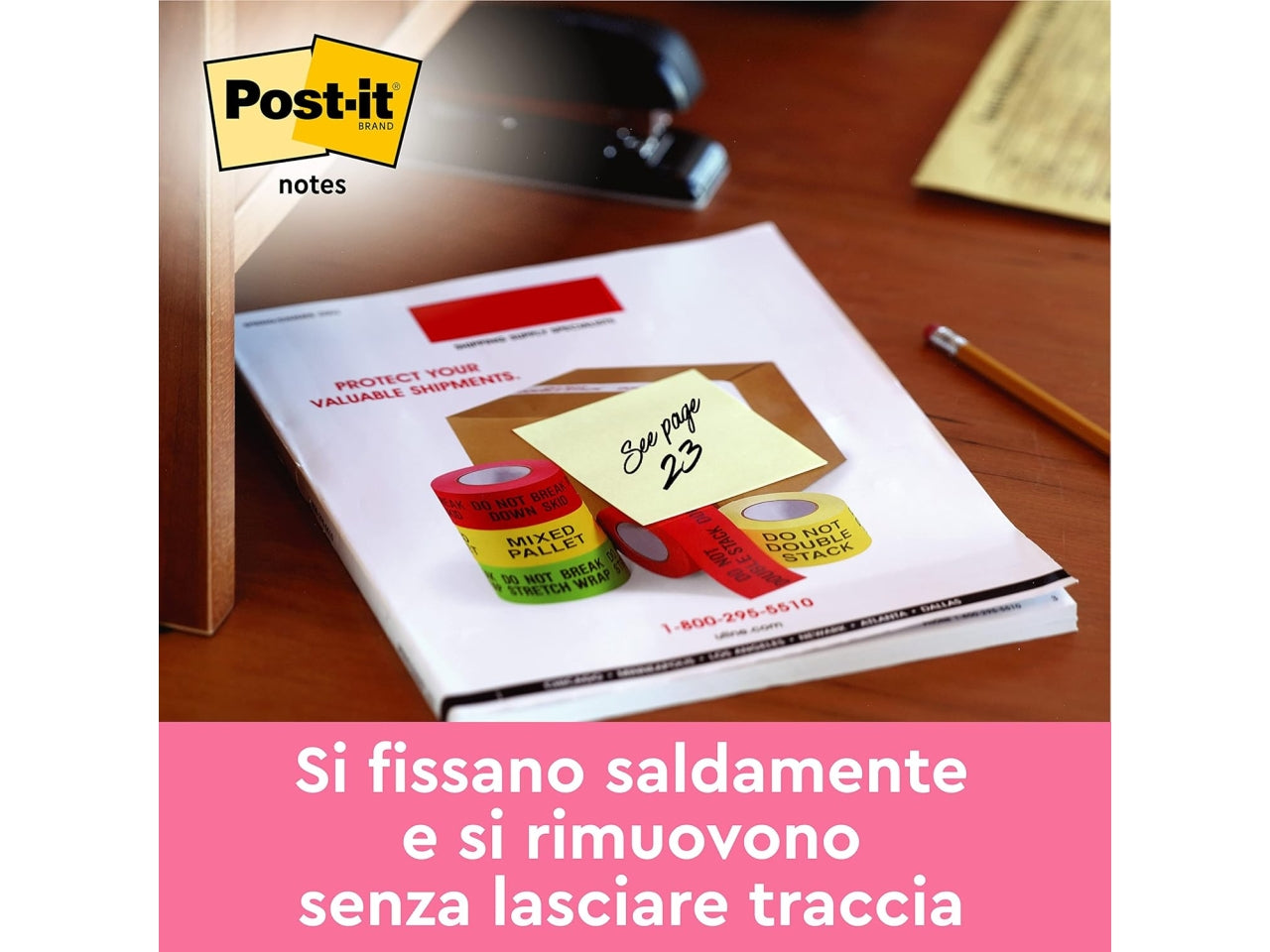 Post-it 51x76 giallo - confezione da 12 blocchetti