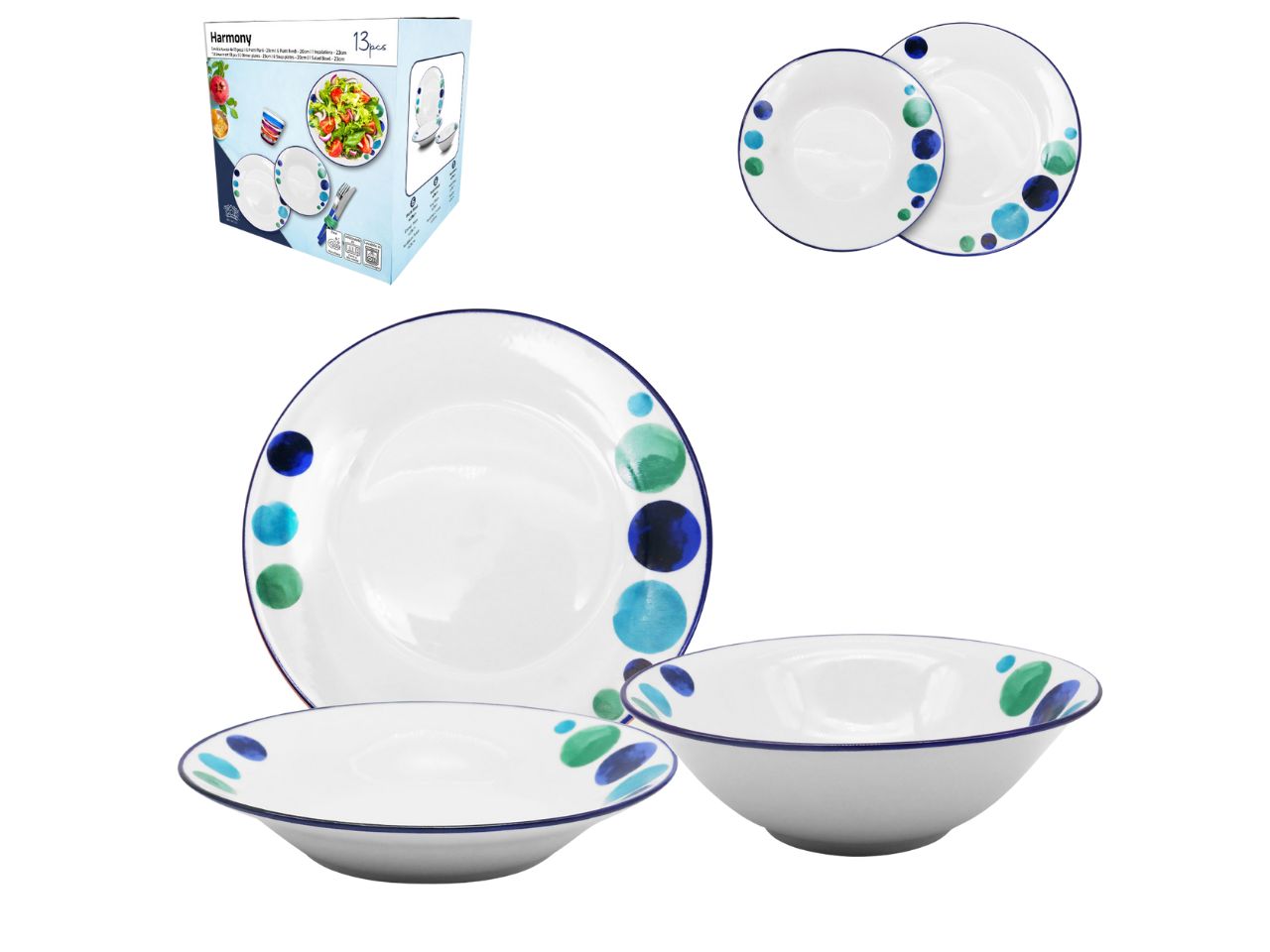 Servizio piatti 13PZ Harmony