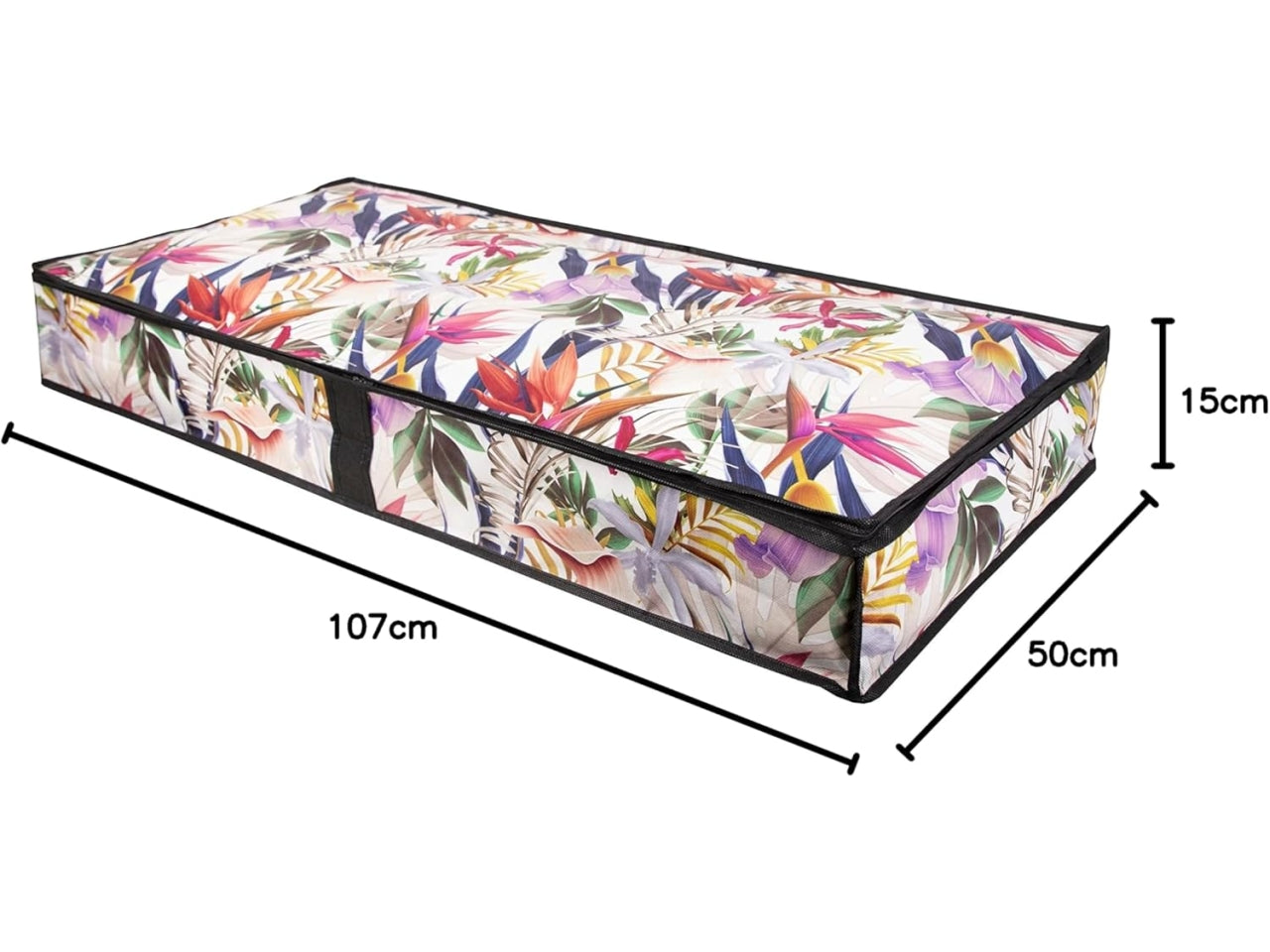 Floral beauty custodia sottoletto 107x50xh.15cm