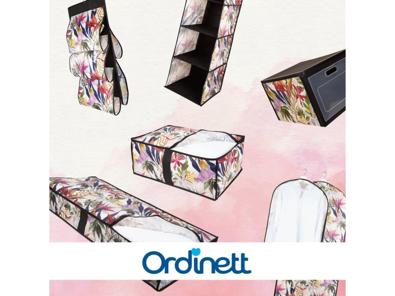 Floral beauty organizer 5 ripiani 30x30xh.120cm