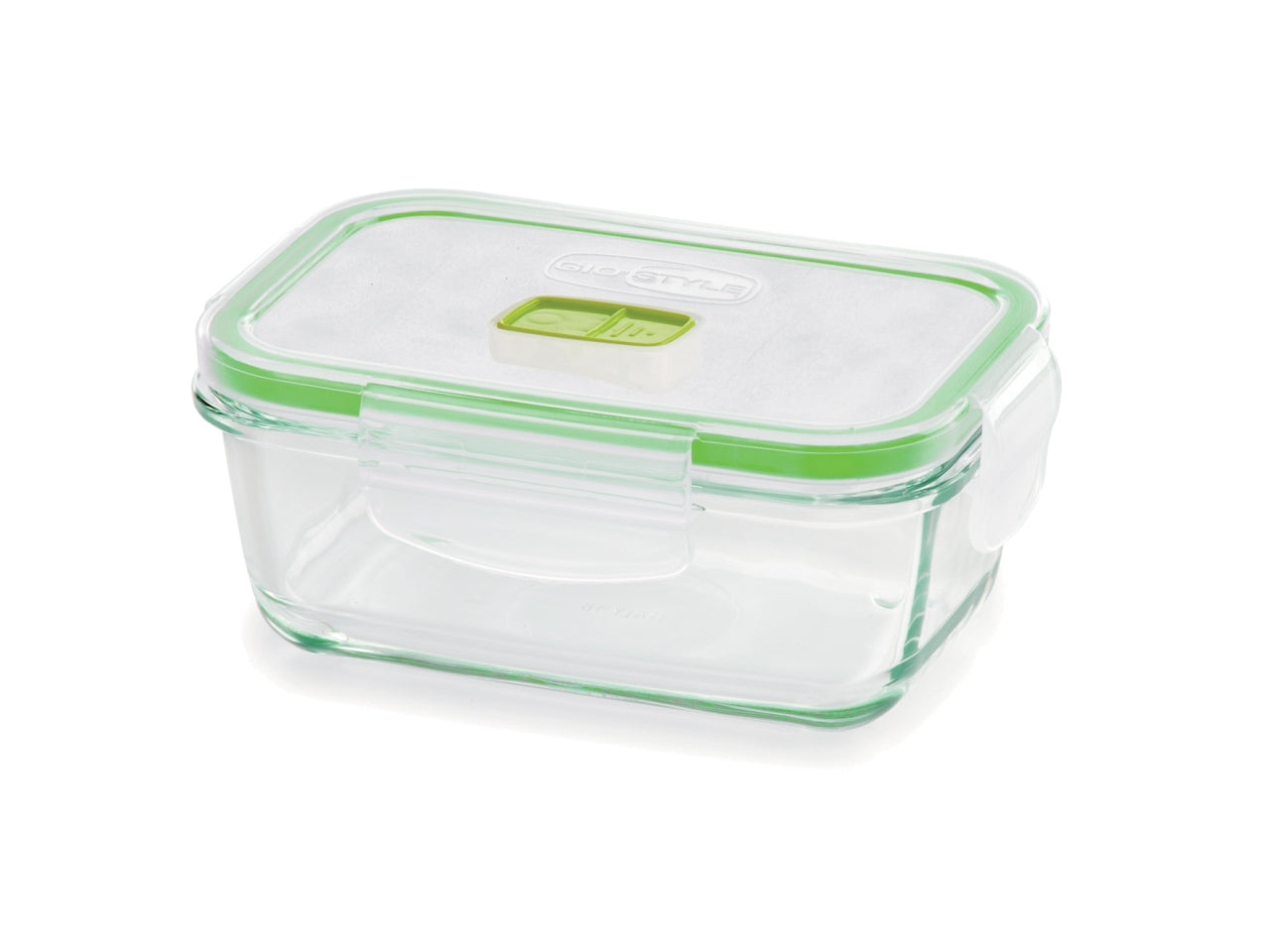 Conservo e riscaldo rettangolare in vetro con coperchio 0,8L