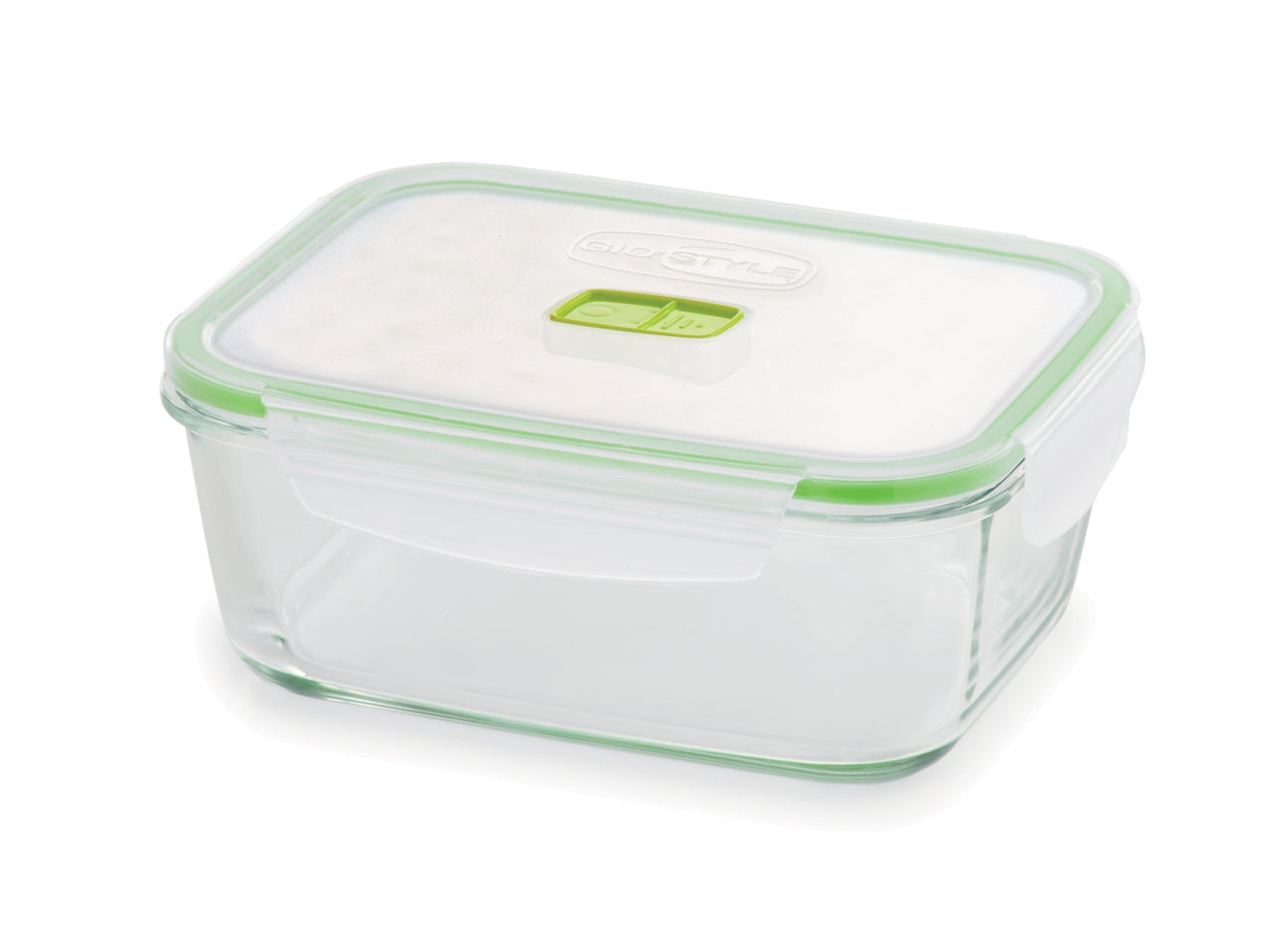 Conservo e riscaldo rettangolare in vetro con coperchio 1,5L