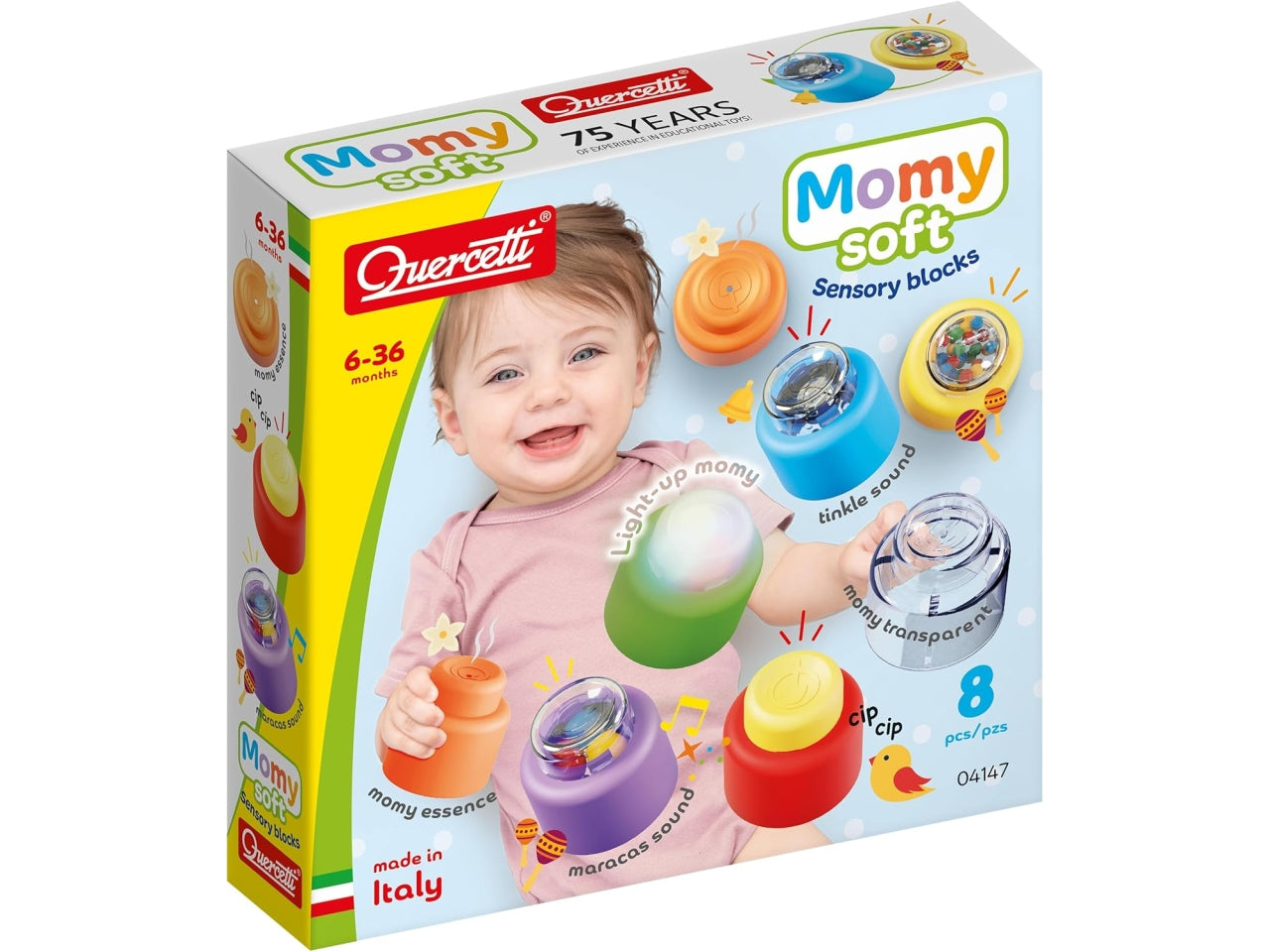 Momy soft discovery senses-8 pcs