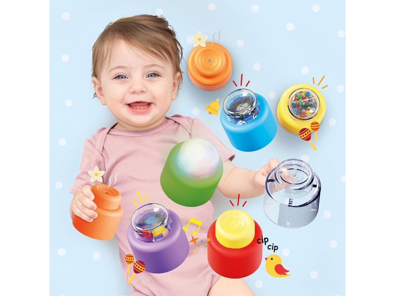 Momy soft discovery senses-8 pcs