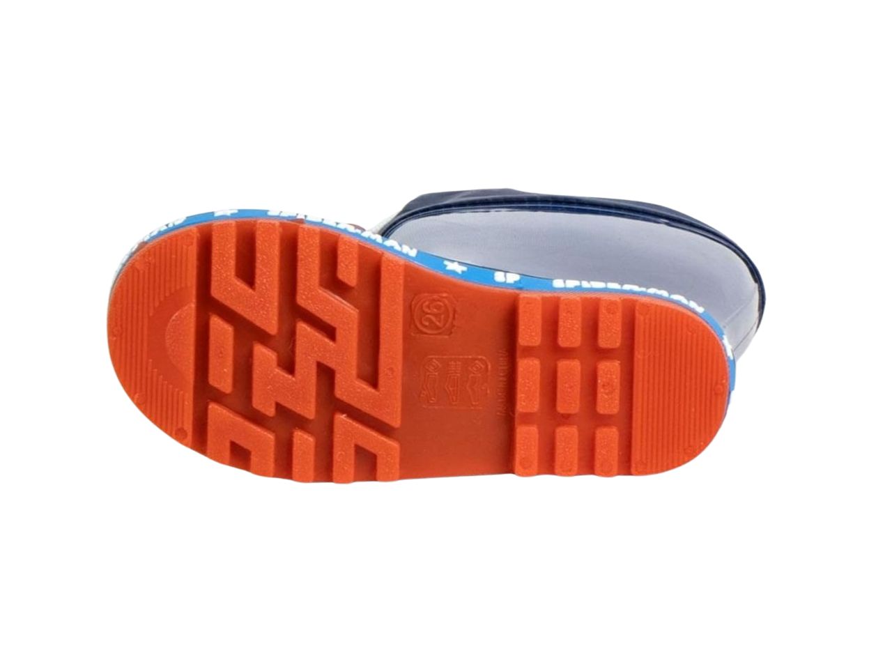 Spiderman stivaletti da pioggia taglie dalla 25 alla 32