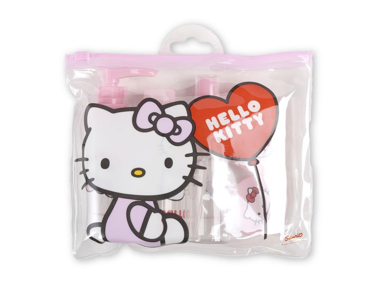 Hello kitty set igiene personale bottigliette da viaggio