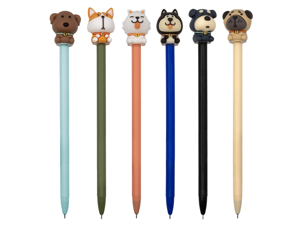 Penna cancellabile con cappuccio a forma di cane