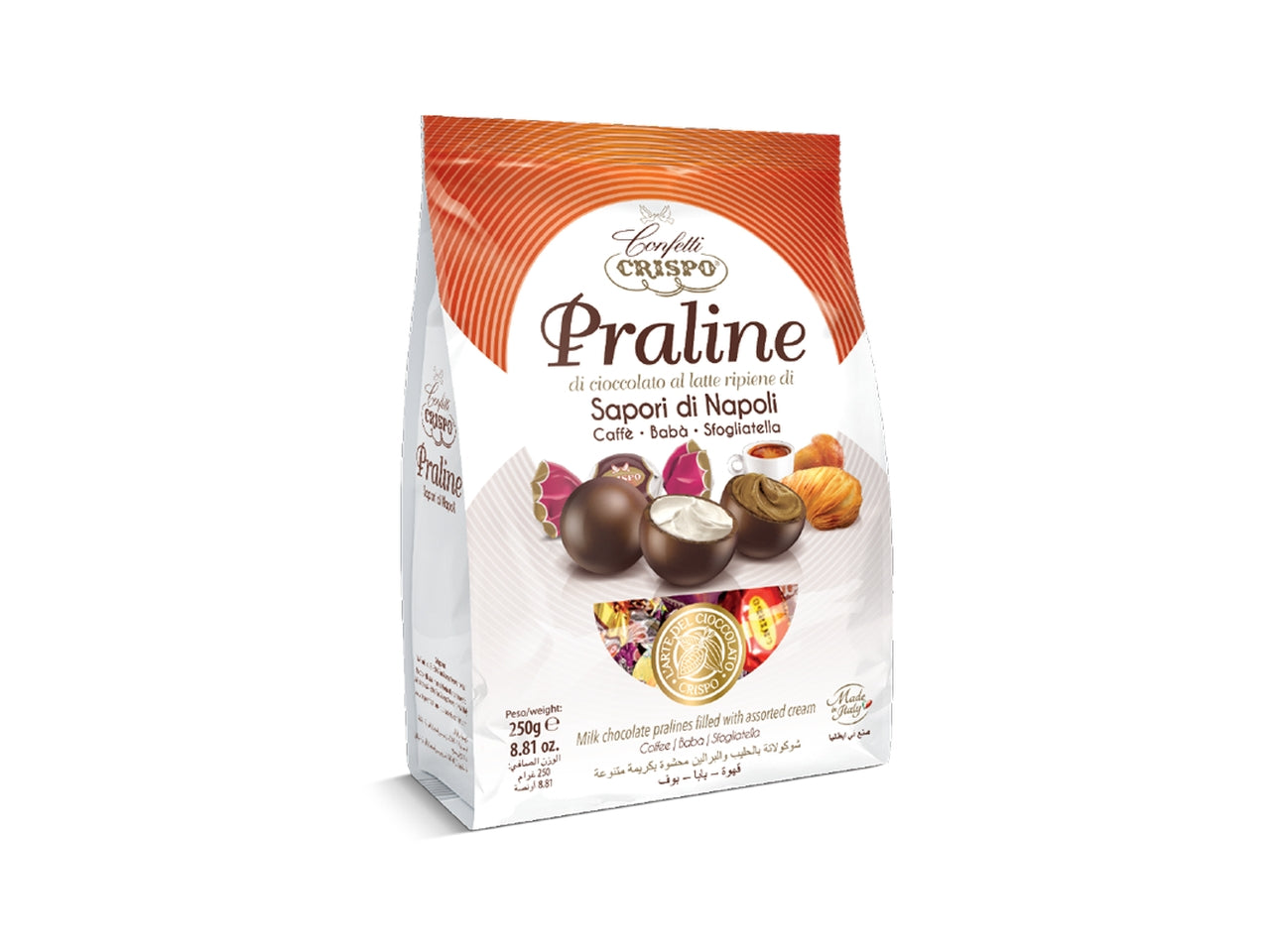 Crid'or praline confezione da gr.250 sapori di Napoli