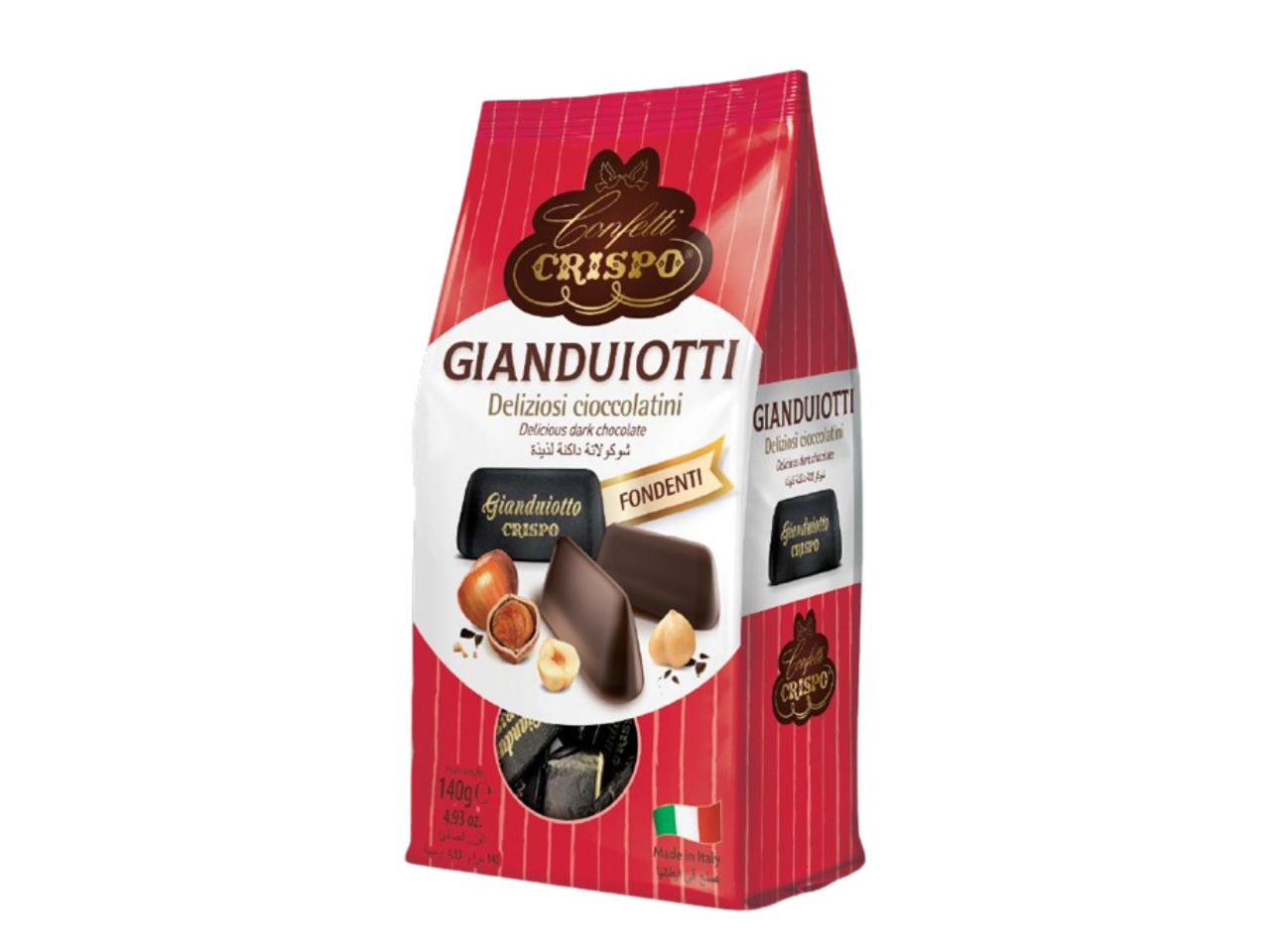 Gianduiotti cioccolato fondente gr.140