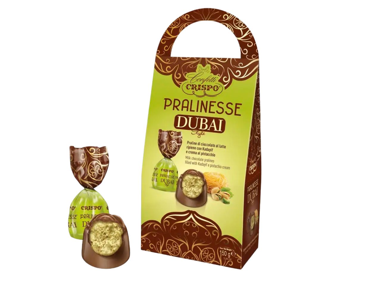 Dubai style pralinesse confezione da gr.150