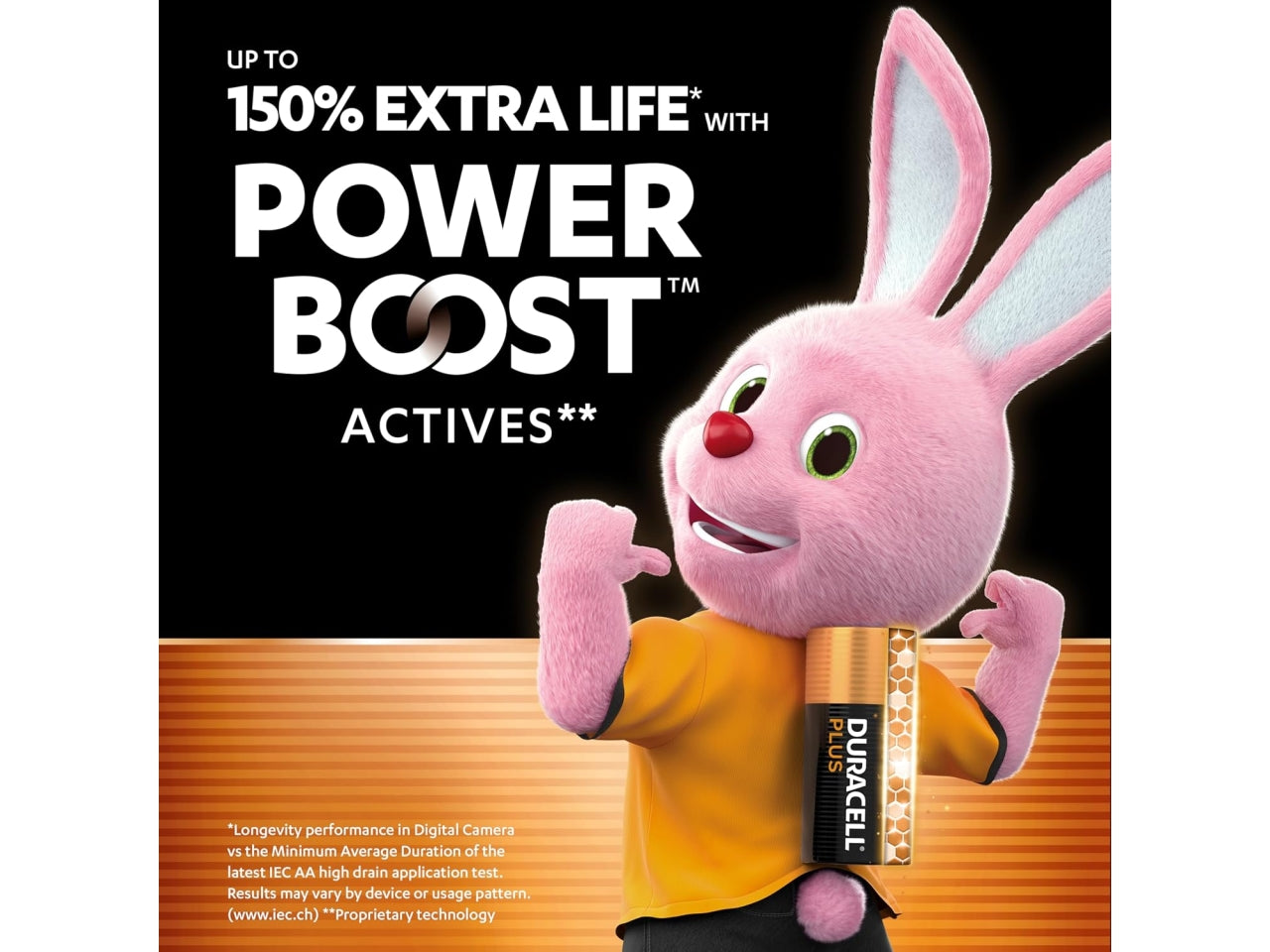 Duracell plus power boost AA
