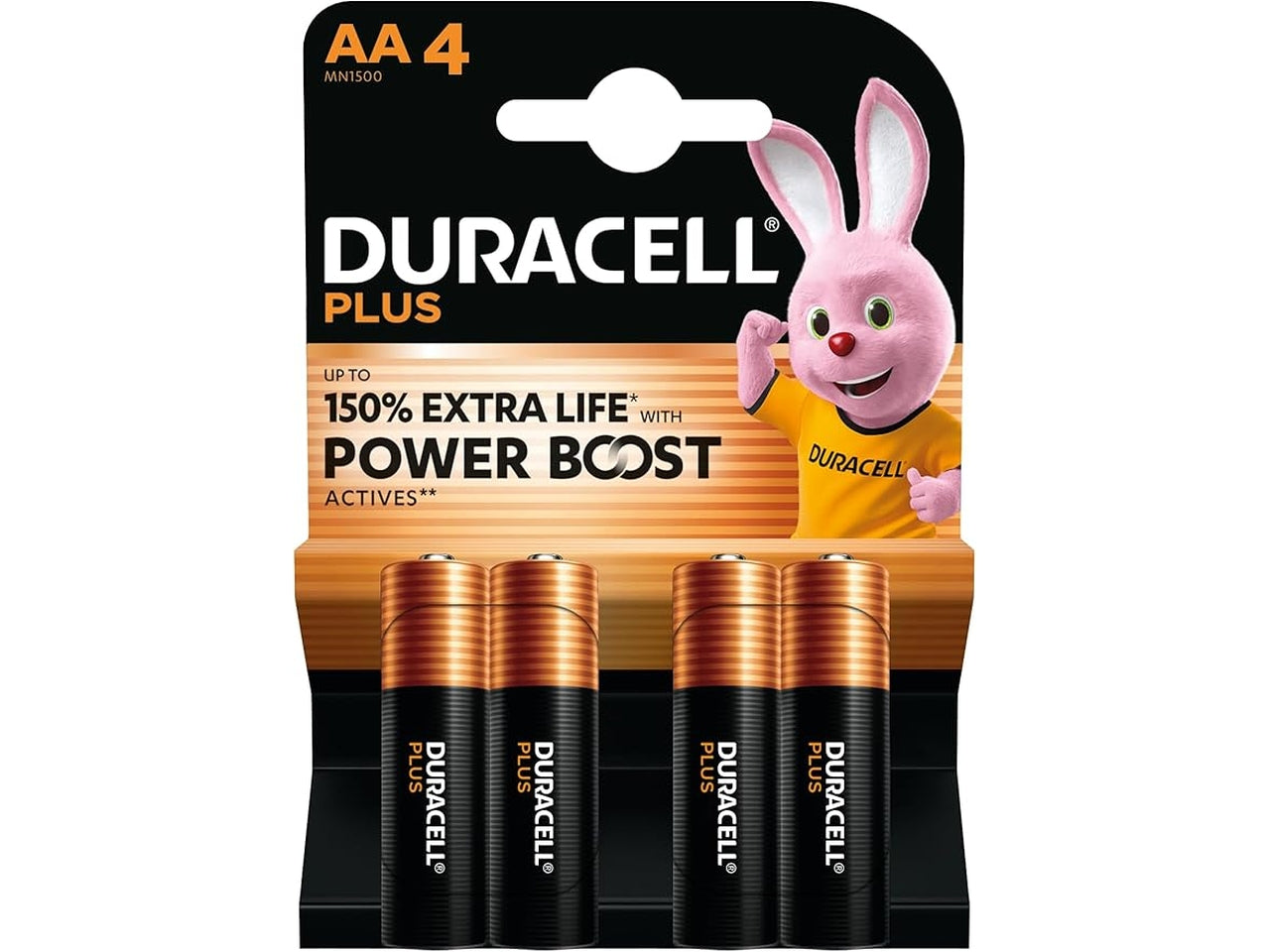 Duracell plus power boost AA