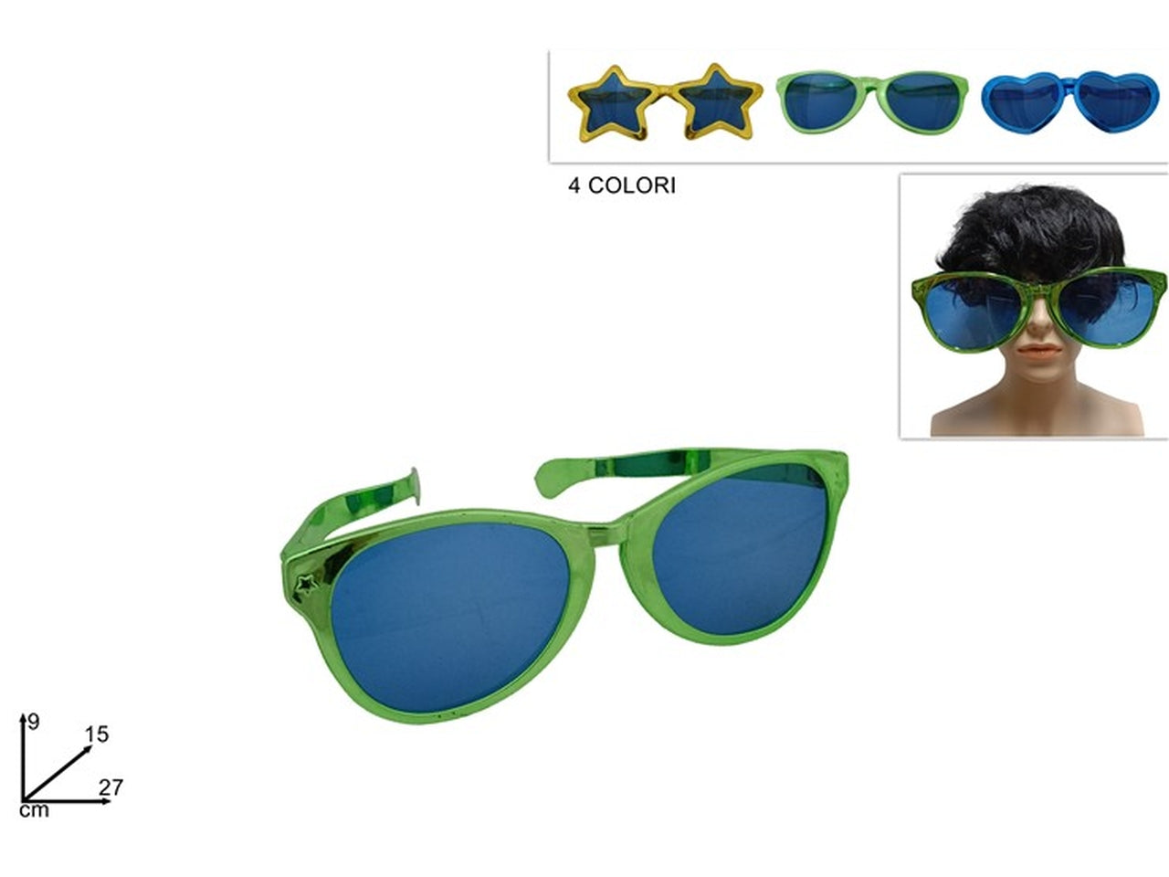 Occhiali grandi modelli assortiti