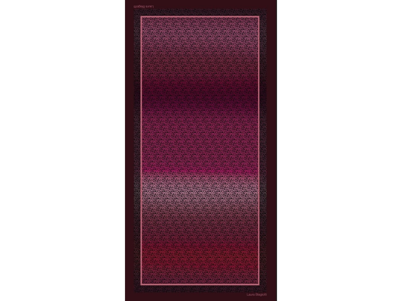 Sciarpa micromacchie fucsia 80x180cm