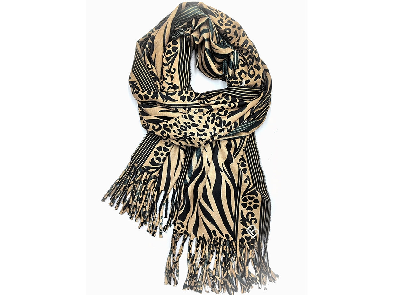 Sciarpa savana taupe 70x170cm