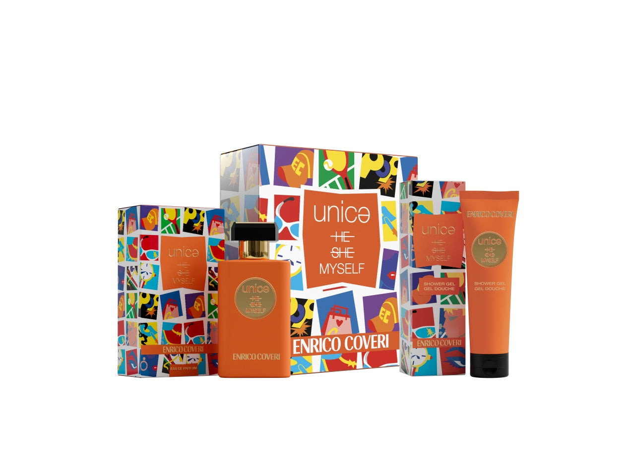 Coveri Unic Myself set con edp 100ml e doccia gel 300ml