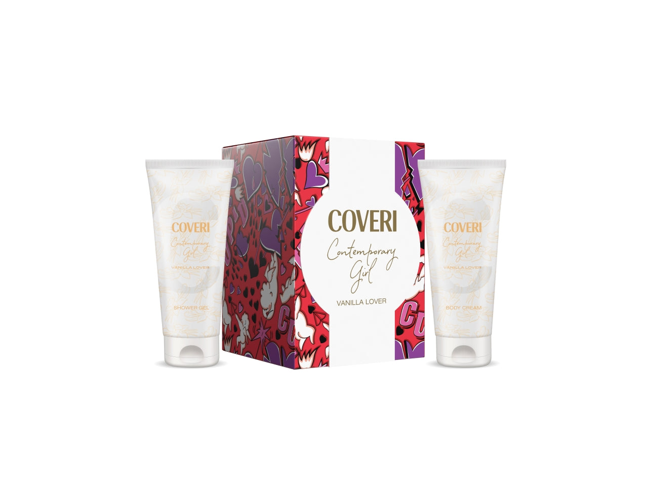 Coveri set Vanilla Lover con gel doccia 200 ml e crema corpo 200 ml