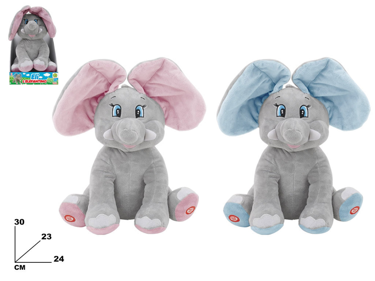 Eli l'elefantino con suoni e movimento