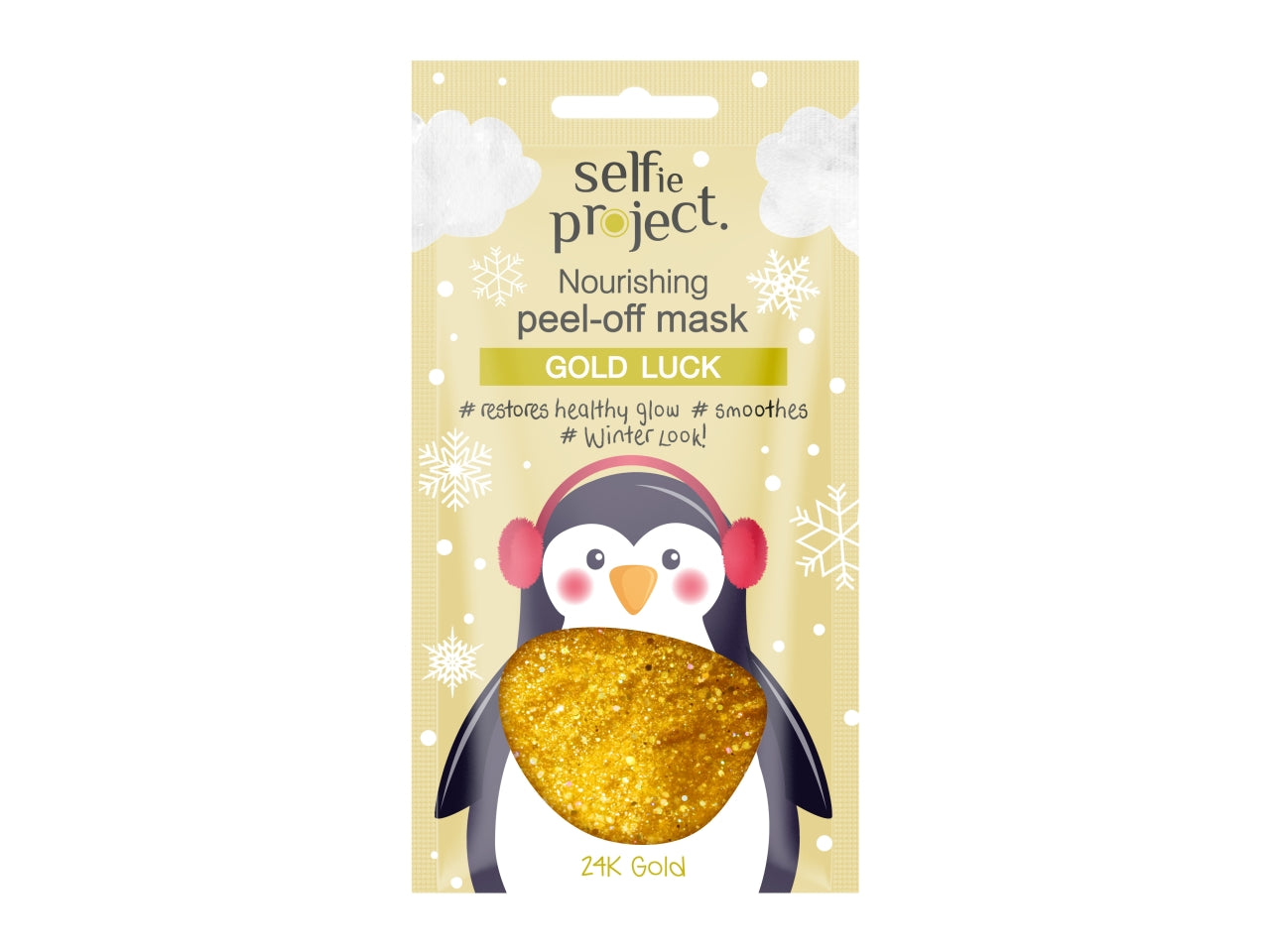 Selfie Project set maschera peel off gold luck