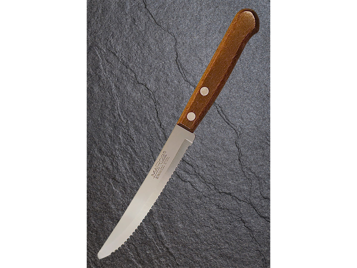 Coltelli da bistecca 11cm 6 pezzi manico in legno