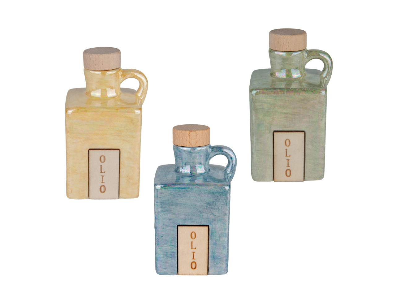 Shine oliera a cubo 11,5cm, 3colori assortiti