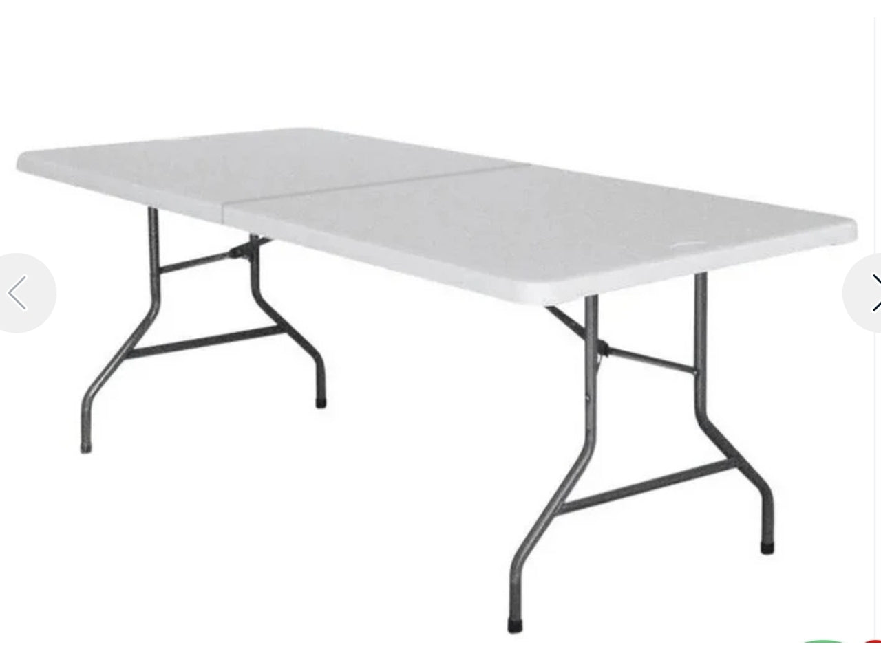 Tavolo catering pieghevole rettangolare 180x70x74cm