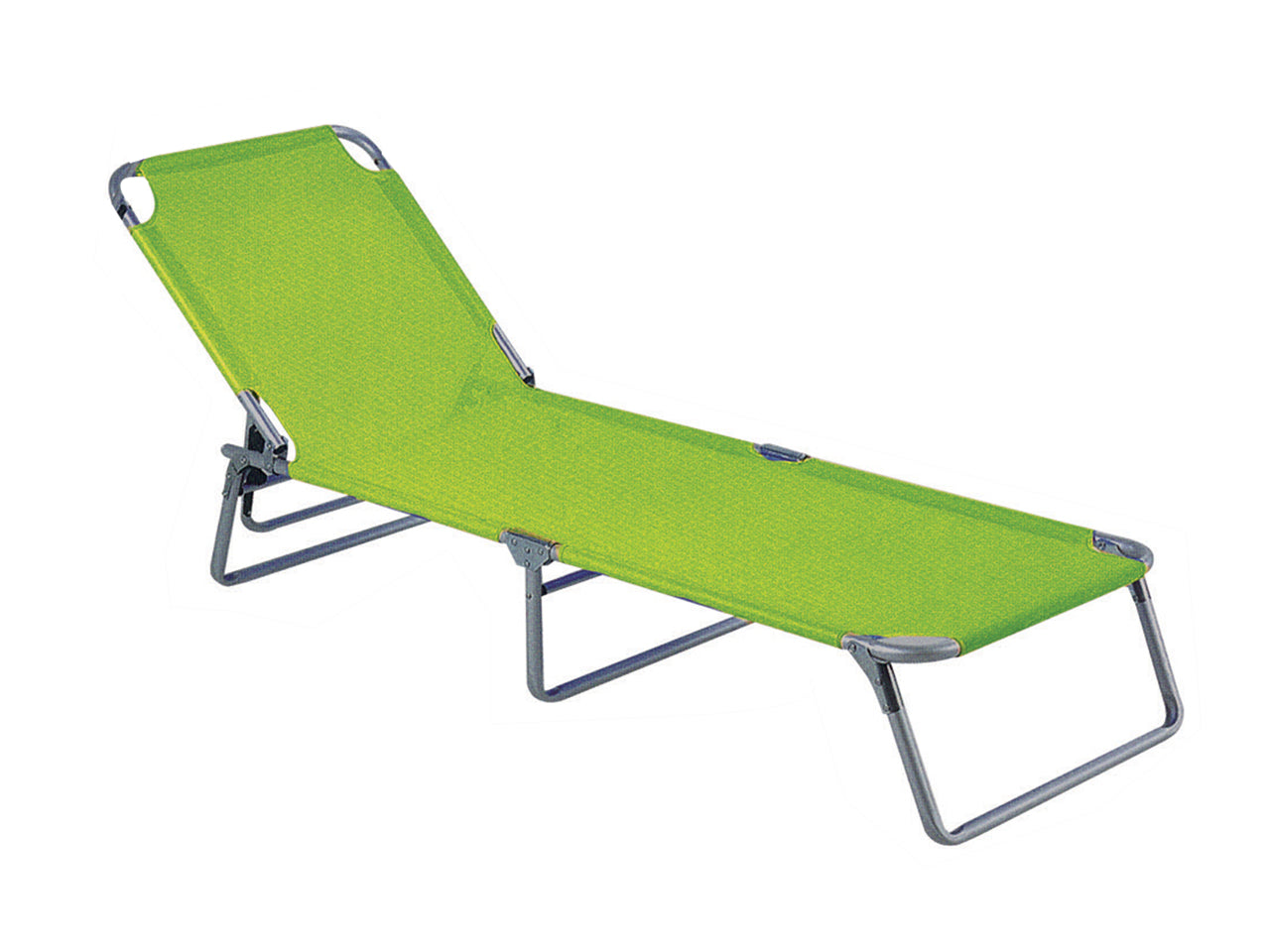 Lettino Sand pieghevole 186x54x24cm verde