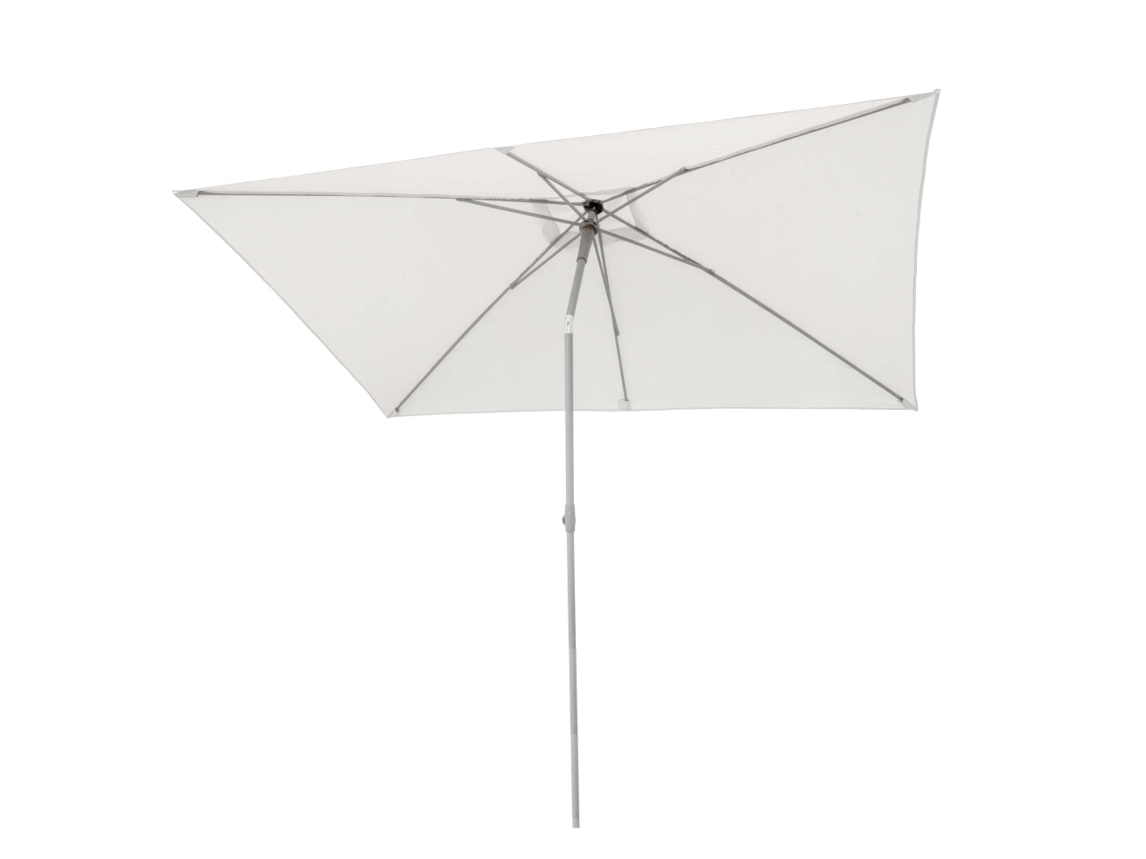 Ombrellone alluminio Arkansas bianco palo centrale 2x3xh.2,5m no base