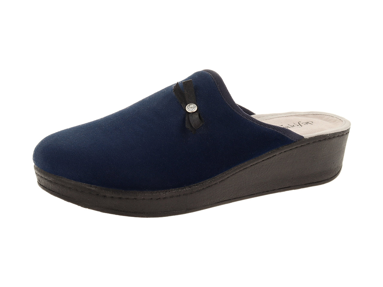 Pantofola donna artemide i wb52bx blu misura misura 36/41