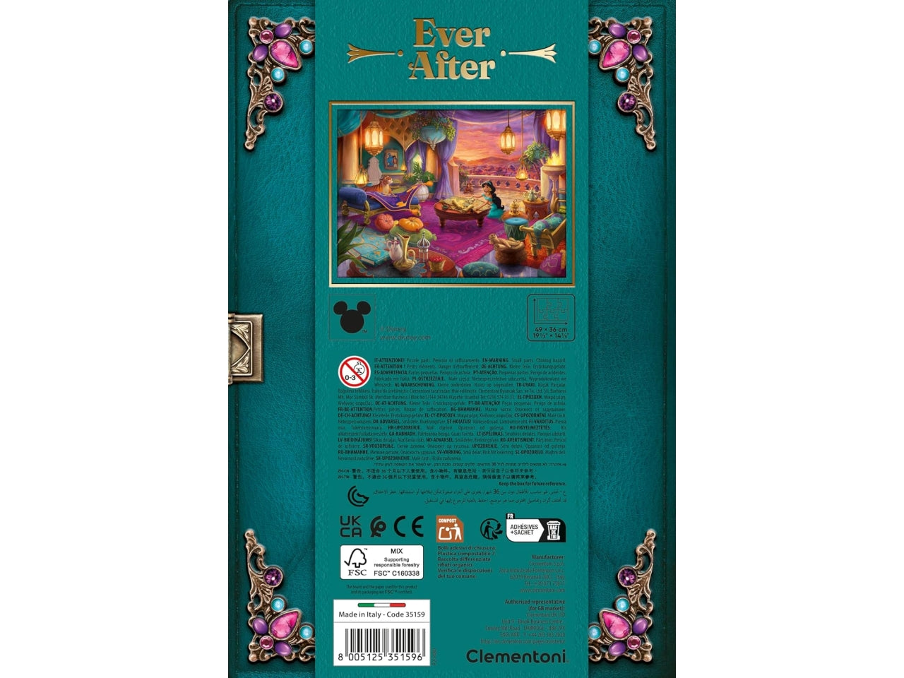 Puzzle 500 Princess Ever After - Jasmine