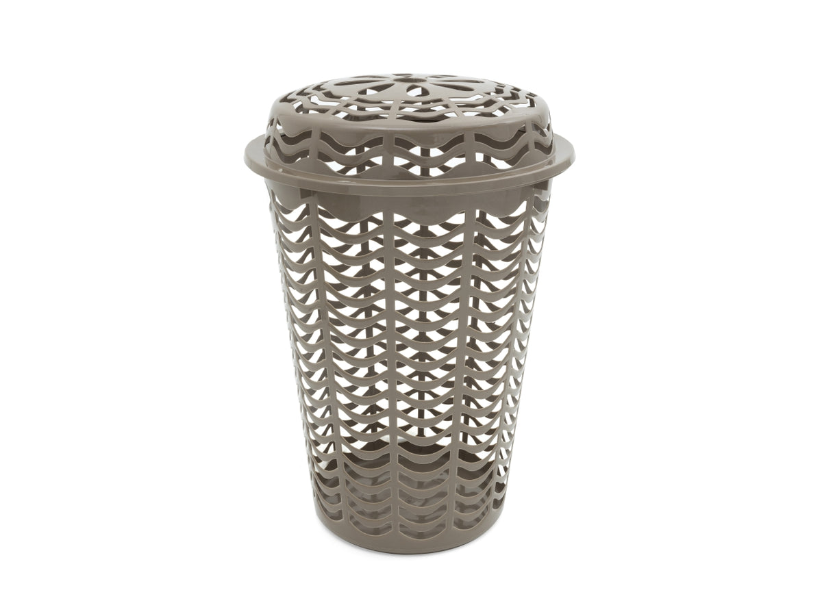 Cestone milleusi con coperchio 46x67h corteccia