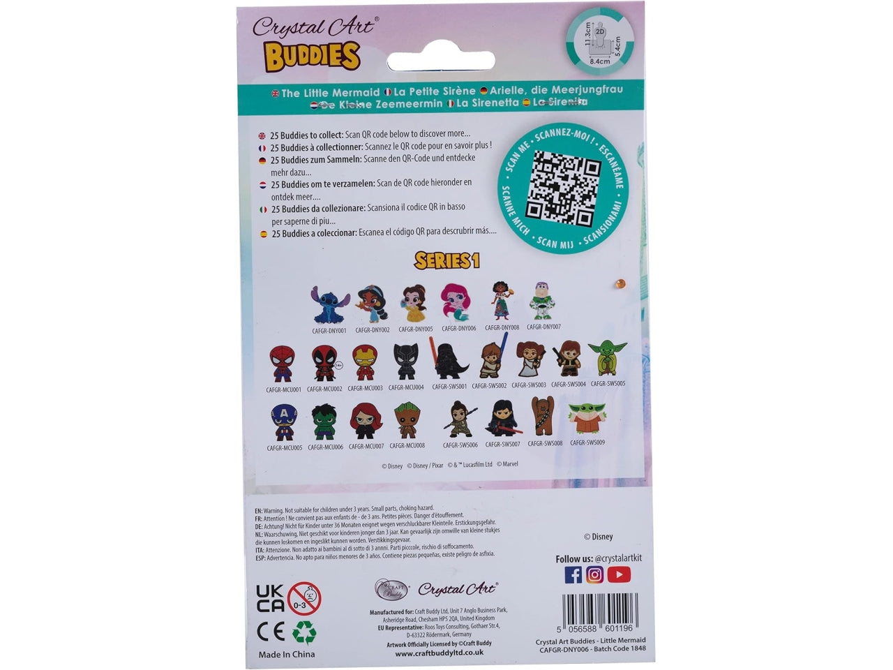 La sirenetta, crystal art buddy