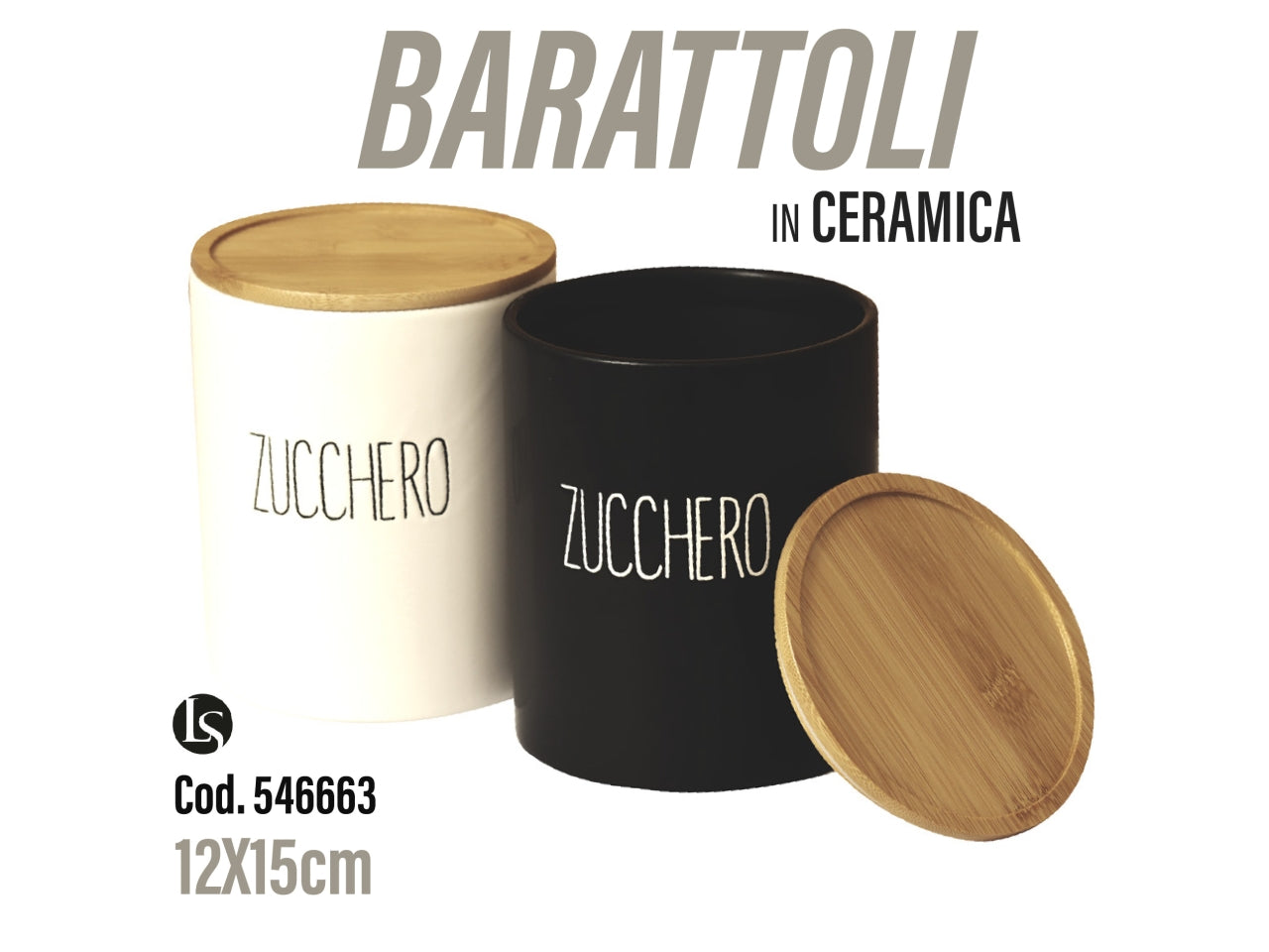 Bar biscottiera ceramica colori assortiti 13x19cm
