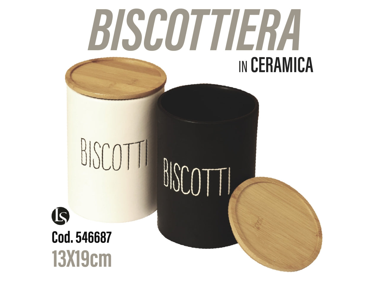 Bar Barattolo ceramica zucchero colori assortiti 12x9cm