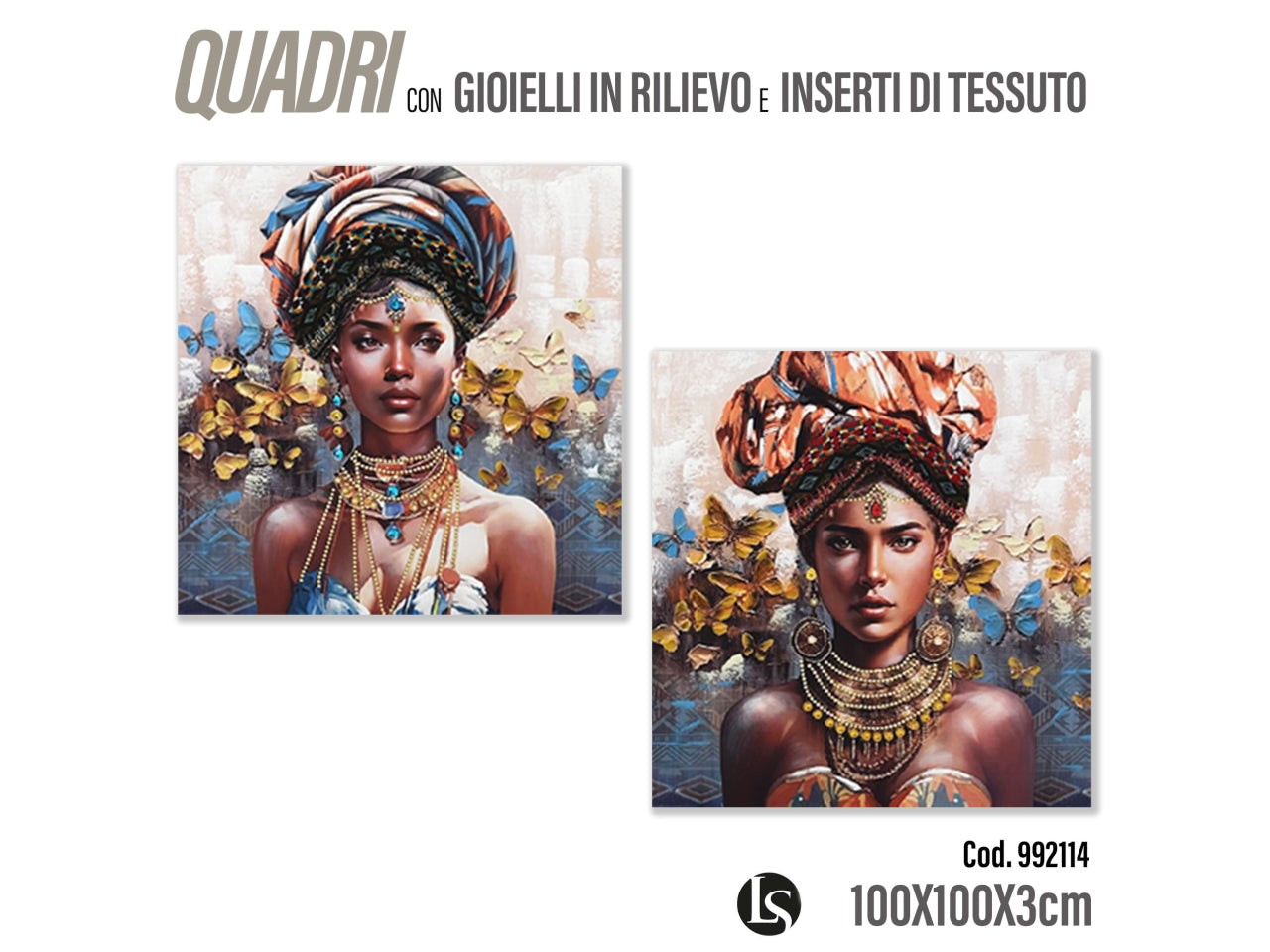 Mat quadro 100x100x3cm con fantasie assortite