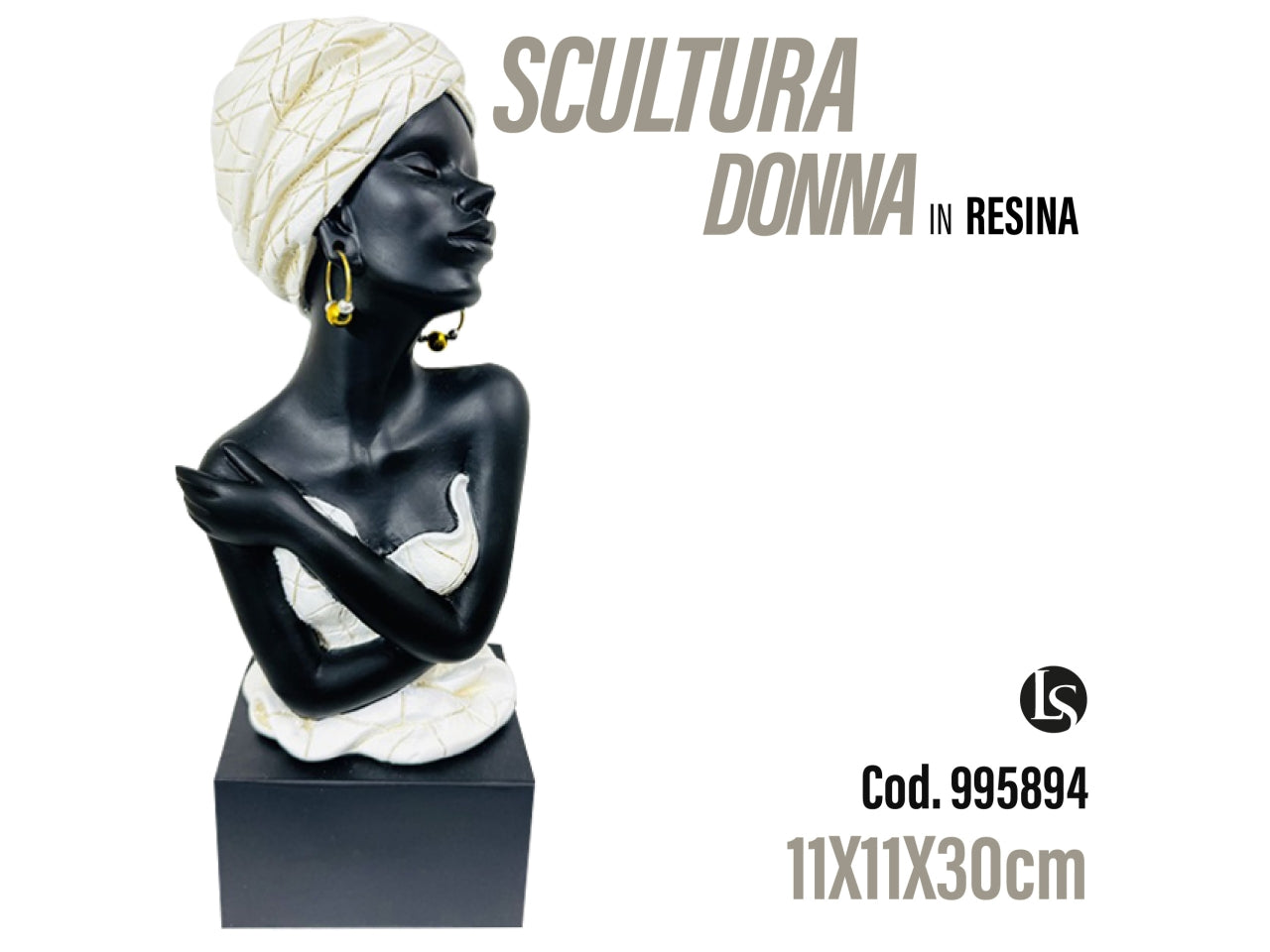 Lan Statua 11x11x30cm