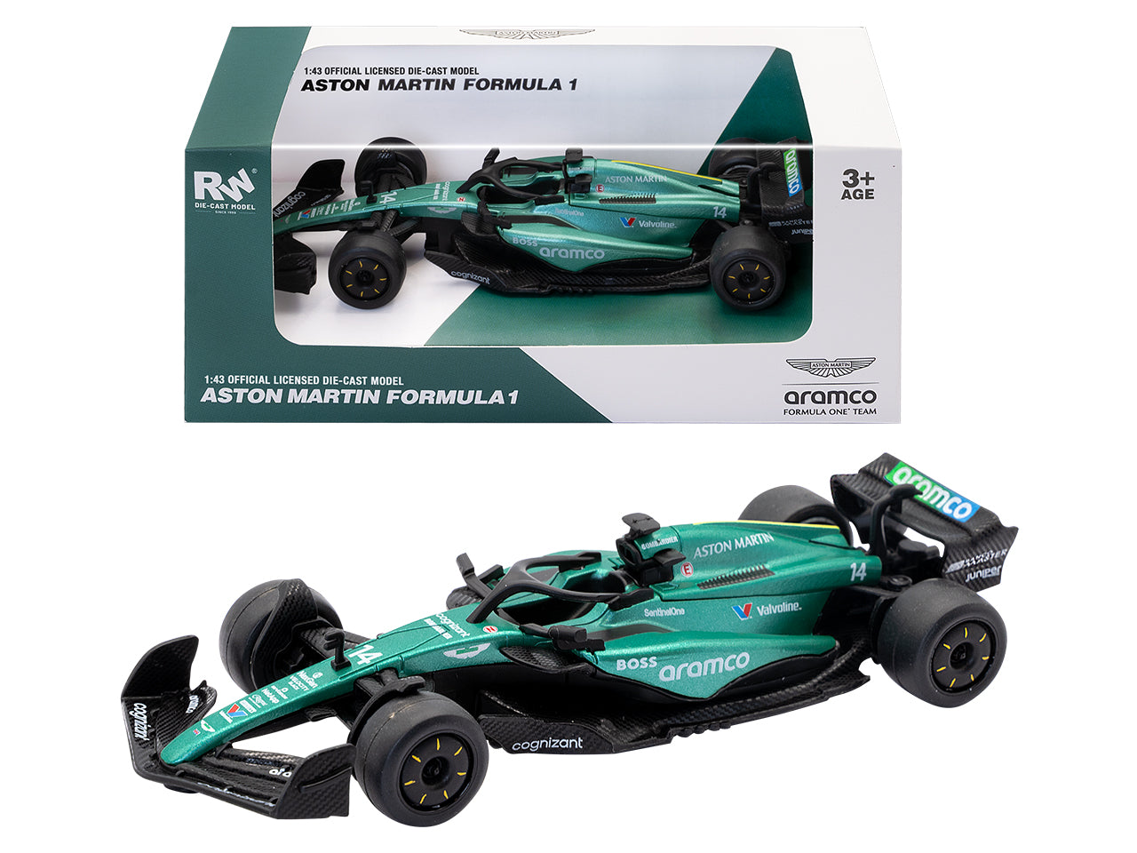 Auto Aston Martin F1 green scala 1:43