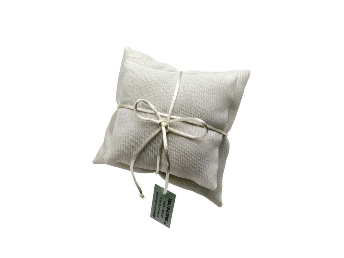 Cuscino grande 11x11cm 14x14cm crema e beige